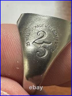 Walt Disney World 25th Anniversary Ring RARE