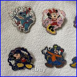 Walt Disney World 35th Anniversary Party Pin Badge FULL SET & Lanyard