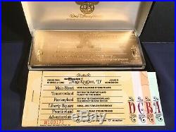 Walt Disney World 35th Anniversay Gold E-Ticket LE