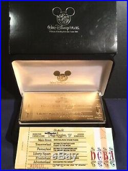 Walt Disney World 35th Anniversay Gold E-Ticket LE