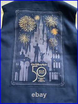 Walt Disney World 50 Year Anniversary Varsity Jacket Size Small