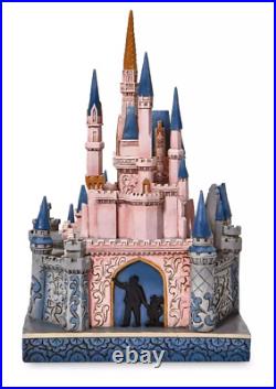 Walt Disney World 50th Ann. Cinderella Castle Figurine Statue NIB Jim Shore WDW