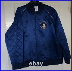 Walt Disney World 50th Anniversary Castle Satin Bomber Jacket XXL Adult