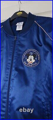Walt Disney World 50th Anniversary Castle Satin Bomber Jacket XXL Adult