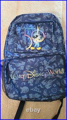 Walt Disney World 50th Anniversary Celebration Full Size Backpack Cooler & Maps