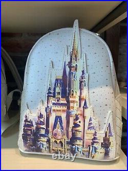 Walt Disney World 50th Anniversary Cinderella Castle Backpack by Loungefly