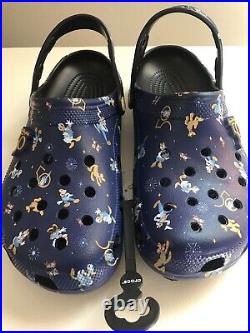 Walt Disney World 50th Anniversary Cinderella Castle Mickey Crocs Shoes m8 / w10