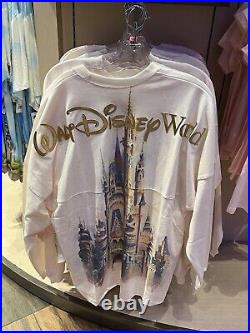 Walt Disney World 50th Anniversary Cinderella Castle Spirit Jersey Shirt XL NWT