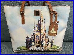 Walt Disney World 50th Anniversary Cinderella Castle Tote Dooney&Bourke