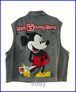 Walt Disney World 50th Anniversary Denim Vest WDW Vault Collection XXXL (3XL)