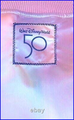 Walt Disney World 50th Anniversary EARidescent Bomber Jacket Size XL