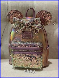Walt Disney World 50th Anniversary EARidescent Loungefly Mini Backpack