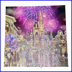 'Walt Disney World 50th Anniversary'' Gallery Wrapped Canvas by Thomas Kinkade 'Walt Disney World 50th Anniversary'' Gallery Wrapped Canvas by Thomas Kinkade