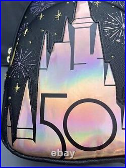 Walt Disney World 50th Anniversary Grand Finale Loungefly Mini Backpack
