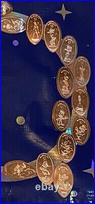 Walt Disney World 50th Anniversary Magic Kingdom Pressed Penny Full Set 53 Coins