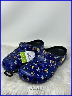 Walt Disney World 50th Anniversary Mickey Crocs Shoes Blue M 9 W 11