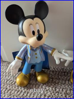 Walt Disney World 50th Anniversary Mickey & Minnie Articulated Figures With Tag