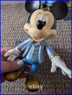 Walt Disney World 50th Anniversary Mickey & Minnie Articulated Figures With Tag