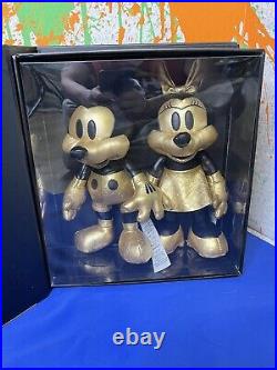 Walt Disney World 50th Anniversary Mickey & Minnie Mouse Plush Limited Edition