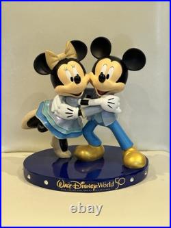 Walt Disney World 50th Anniversary Mickey and Minnie Mouse Ornament Figure BNIB