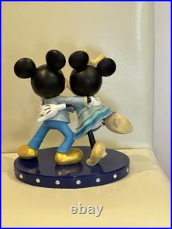 Walt Disney World 50th Anniversary Mickey and Minnie Mouse Ornament Figure BNIB