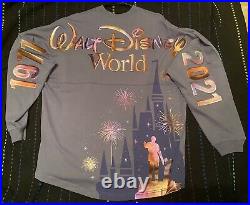 Walt Disney World 50th Anniversary October 1st Glitter Spirit Jersey Size M NEW