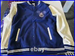 Walt Disney World 50th Anniversary October 1st Limited Varsity Jacket Size XL