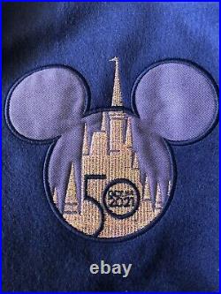 Walt Disney World 50th Anniversary October 1st Limited Varsity Jacket Size XL