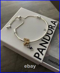 Walt Disney World 50th Anniversary Pandora Bracelet Charm Set Gold Mickey Mouse Walt Disney World 50th Anniversary Pandora Bracelet Charm Set Gold Mickey Mouse