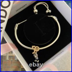 Walt Disney World 50th Anniversary Pandora Bracelet Charm Set Gold Mickey Mouse Walt Disney World 50th Anniversary Pandora Bracelet Charm Set Gold Mickey Mouse