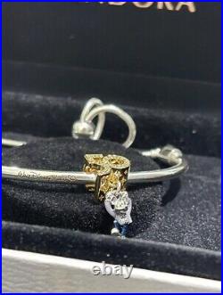 Walt Disney World 50th Anniversary Pandora Bracelet Charm Set Gold Mickey Mouse Walt Disney World 50th Anniversary Pandora Bracelet Charm Set Gold Mickey Mouse