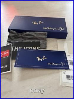 Walt Disney World 50th Anniversary Ray Ban Aviator Sunglasses Limited Edition