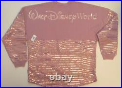Walt Disney World 50th Anniversary Sequined Earidescent Spirit Jersey- Adult L