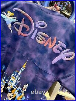 Walt Disney World 50th Anniversary Tie Dye Spirit Jersey for Adults New Size L