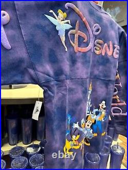 Walt Disney World 50th Anniversary Tie Dye Spirit Jersey for Adults New Size M