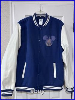 Walt Disney World 50th Anniversary Varsity Jacket Oct 1, 2021 Never Worn Size Lg