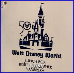 Walt Disney World 50th Anniversary Vault Collection Metal Lunch Box withThermos