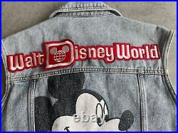 Walt Disney World 50th Anniversary Vault Collection Retro Denim Mickey Gilet Walt Disney World 50th Anniversary Vault Collection Retro Denim Mickey Gilet