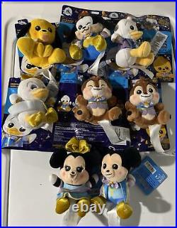 Walt Disney World 50th Anniversary Wishables Plush Complete Set NWT/Bags