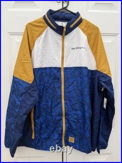Walt Disney World 50th Anniversary Zip-Up Packable Hood Windbreaker Jacket XXL