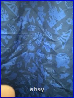 Walt Disney World 50th Anniversary Zip-Up Packable Hood Windbreaker Jacket XXL