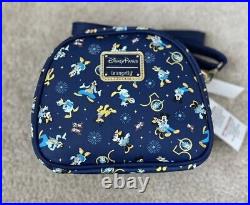 Walt Disney World 50th Loungefly Crossbody Bag Pin Holder Brand New