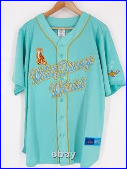 Walt Disney World Aladdin Princess Jasmine Baseball Jersey Adult Sz L NWT