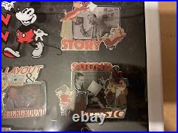 Walt Disney World Animation Pin Box Set Ltd Ed 300 7 Pins 2018 Sealed