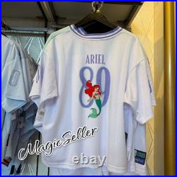 Walt Disney World Ariel Football Jersey Women The Little Mermaid Size S New