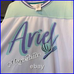 Walt Disney World Ariel Football Jersey Women The Little Mermaid Size S New