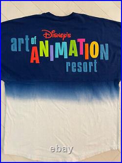 Walt Disney World Art of Animation Resort Ombré Spirit Jersey Adult Large New