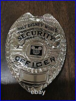 Walt Disney World Authentic 3 inch Security Officer Badge NO DATE