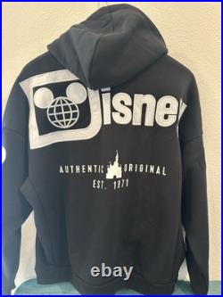 Walt Disney World BLACK Zip Spirit Hoodie Adult LARGE Disney Parks Walt Disney World BLACK Zip Spirit Hoodie Adult LARGE Disney Parks