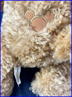 Walt Disney World Bear Duffy Cream Plush Tags 16 Hidden Mickey Face Story Tags